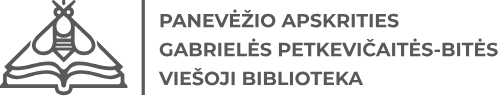 Panevėžio apskrities Gabrielės Petkevičaitės-Bitės viešosios bibliotekos logotipas